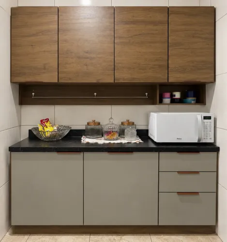 Armário de cozinha com balcão 4 peças