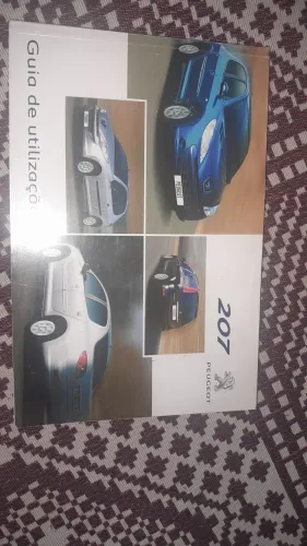 Manual de proprietário original peugeot 207