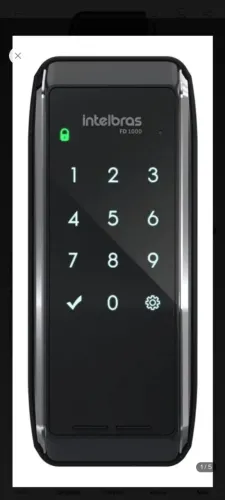 Fechadura digital Intelbras valor 280,00