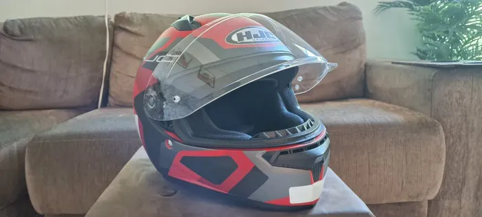Capacete HJC C10 (Tamanho 61/XL) - Seminovo (Usado apenas 1 vez!)