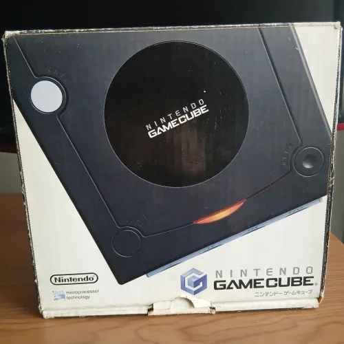 CAIXA VAZIA COM BERÇO NINTENDO GAMECUBE