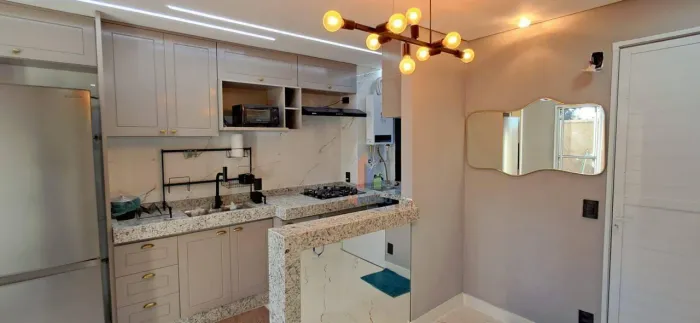 Apartamento com 2 dormitórios para alugar, 69 m² por R$ 2.301/mês - Jardim Bela Vista - Mo