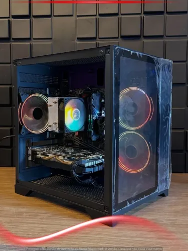 Desktop Gamer Ryzen 5 3600X + RX 580 8GB | 16GB RAM | SSD 480GB | Gabinete Mancer