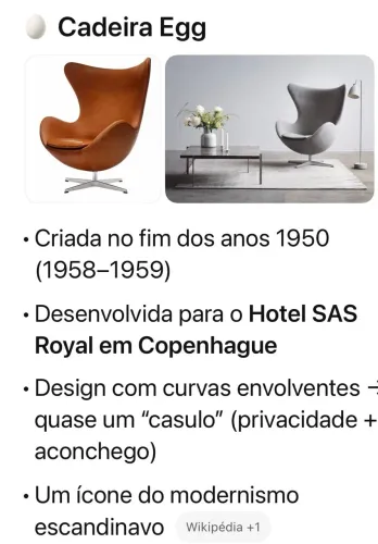 Cadeira Egg