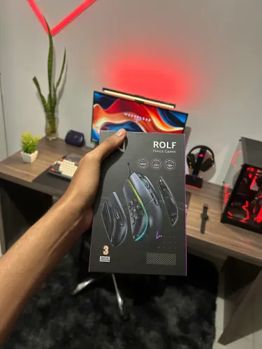 Mouse Gamer Rolf 14 Botões Com Fio 1000hz - Novo Lacrado