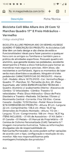 ? OPORTUNIDADE! BIKE TOP COLLI ARO 29 - SEMINOVA IMPECÁVEL ?