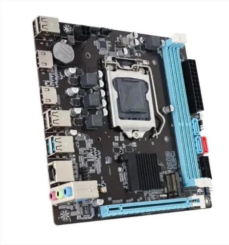 Placa Mae Bluecase B75 LGA1155 DDR3 16GB M2 NVMe 2x HDMI ITX Intel 2ª 3ª Geração pode ser 