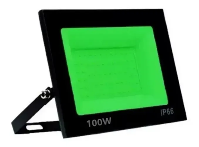 refletor de led verde 100w