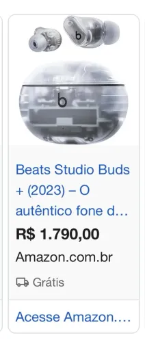 Fone Beats Studio + novo