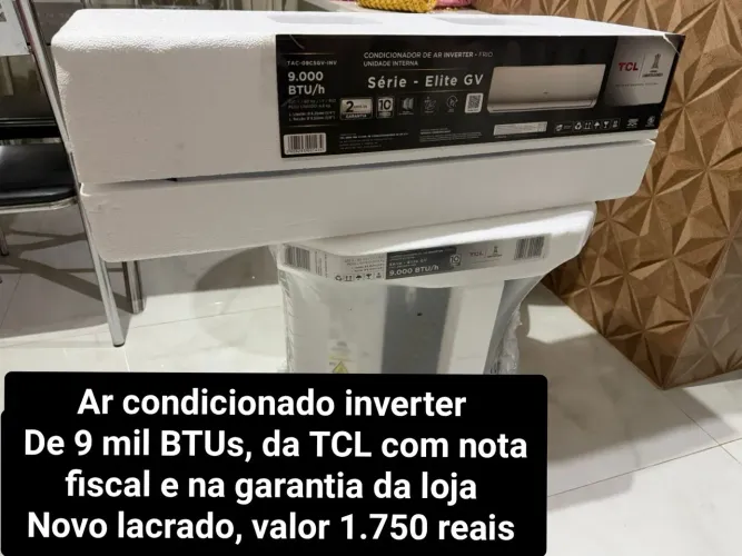 Ar condicionado inverter novo lacrado