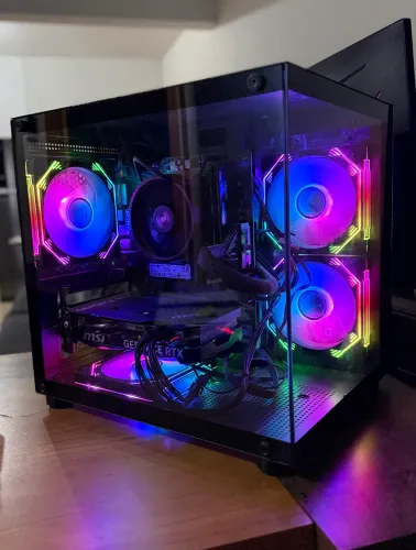 Computador Gamer - Gabinete Gamer Completo - Ryzen 5 5500 + RTX 4060 + 32GB RAM
