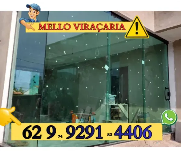 VIDRAÇARIA MANUTENÇÃO FECHAMENTO DE VARANDA E PIA, BOX E PORTA