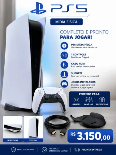 Ps5 mídia física somente venda!