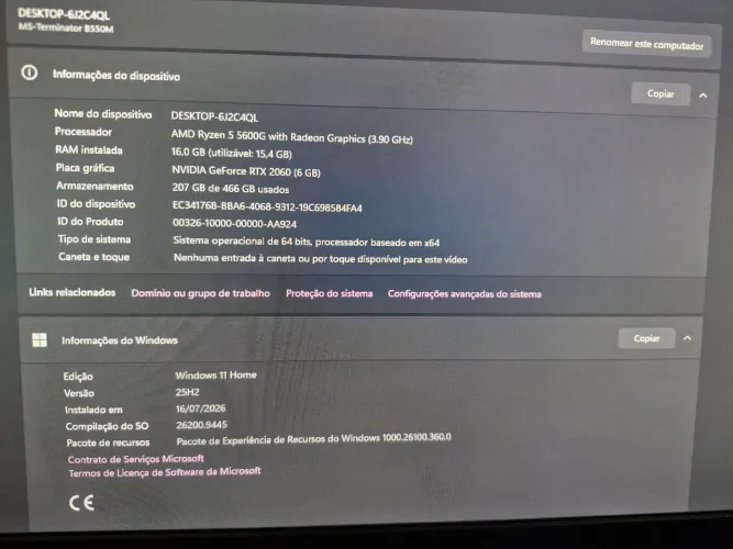 PC Gamer Rtx 2060