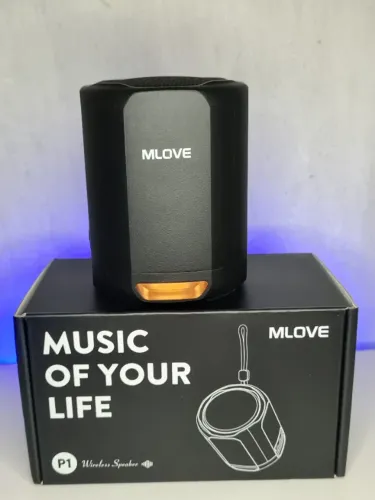 Caixa de Som Xiaomi MLOVE - 7.5w, Leds RGB, Graves Fortes, Construção Premium 