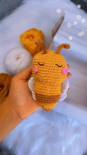 Abelha amigurumi (crochê)