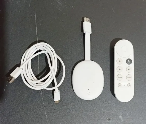 Google Chromecast 4 Com Controle Remoto Por Voz