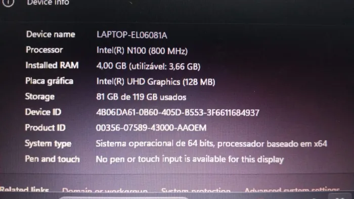 Vendo Notebook