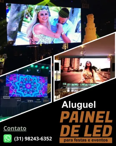 Aluguel de Painel de Led Para Sua Festa!