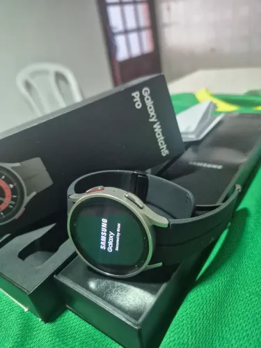 " SAMSUNG SMARTWATCH 5 PRÓ, IMPECÁVEL, COMPLETO!V/T".