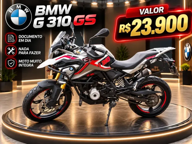 BMW G310 GS nada pra fazer novíssima