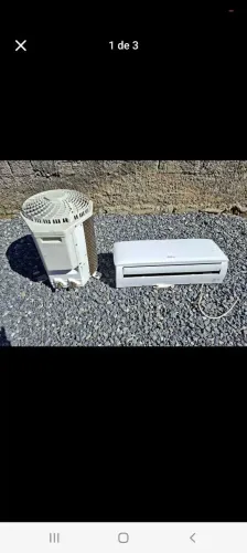 Barbada ar condicionado 9btus Quente e frio