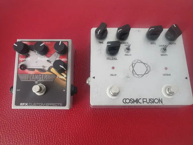 Pedal Flanger delay e chorus 