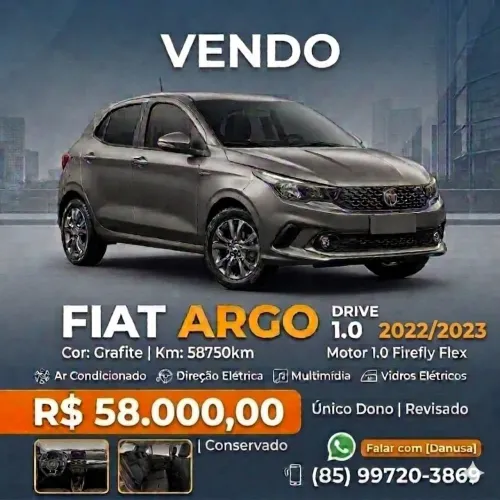 Fiat Argo Drive 1.0 6V Flex 2023