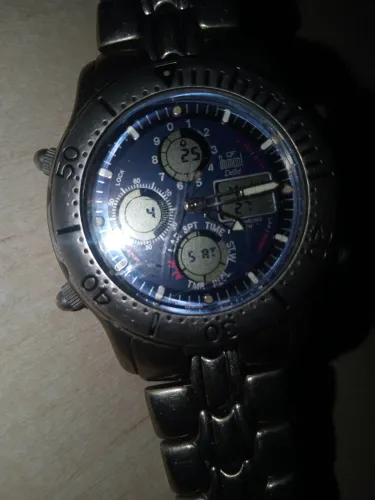 Relógio Dumont Titanium anos 1990