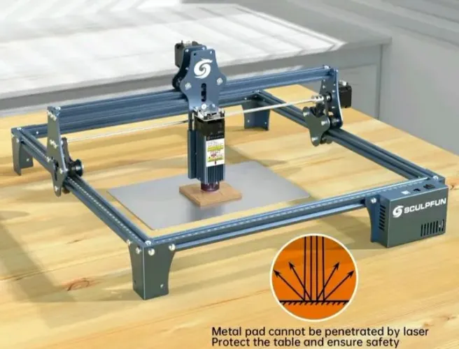 Máquina Laser SCULPFUN S9 Gravador a laser <br>