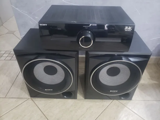 Kit Amplificador Muteki + 02 Subwoofers 10 Pol