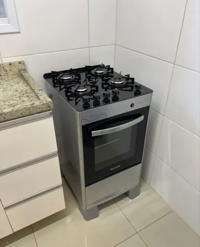 Fogão Suggar 4 Bocas Prateado