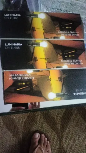 Lâmpada de casa recarregável