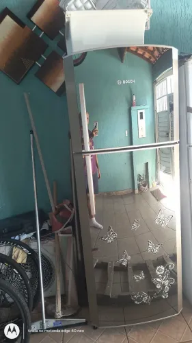 Geladeira com portas de vidros
