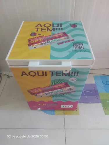 FREEZER 100 LITROS NOVO