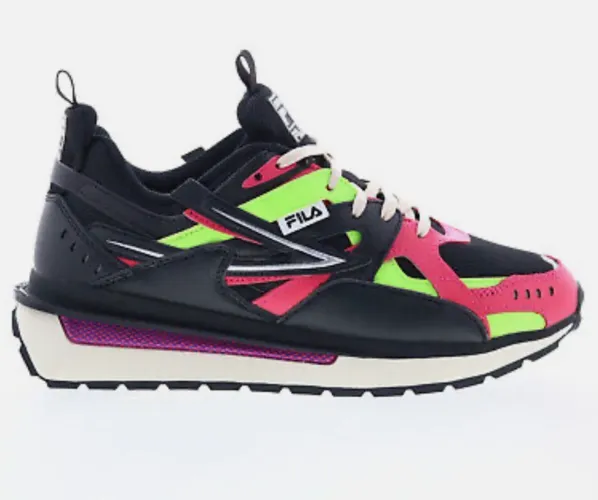 Tênis Fila Sandenal Masculino Tamanho 9 Preto/Cru/Verde Geco