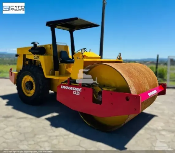 Rolo Compactador Dynapac CA25 1989