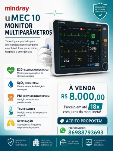 Monitor multiparametro Mindray umec 10