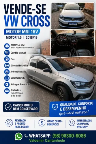Volkswagen Saveiro Cross 1.6 T.flex 16V CD 2019