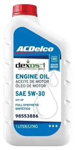 Oleo lubrificante para motor AC Delco 5w30 dexos1