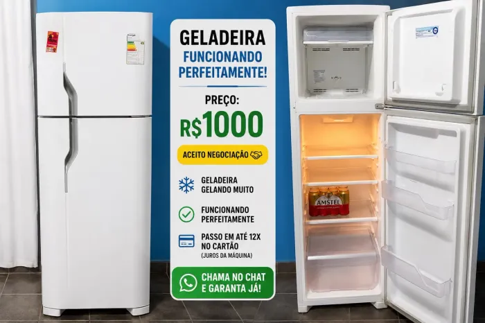 GELADEIRA SEMI NOVA