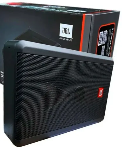 Caixa slim amplificada da JBL