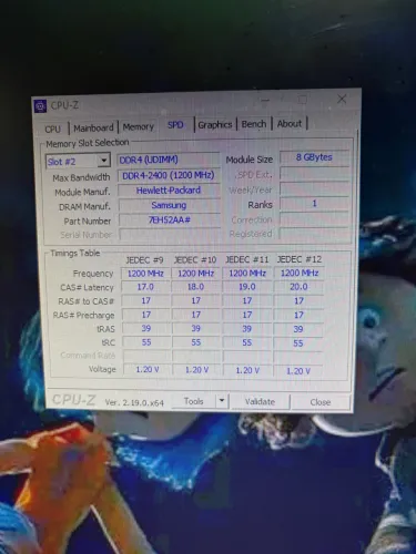 Memória DDR4 HP