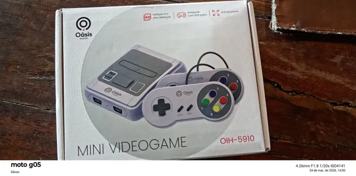 Mini video game retrô 620 jogos 