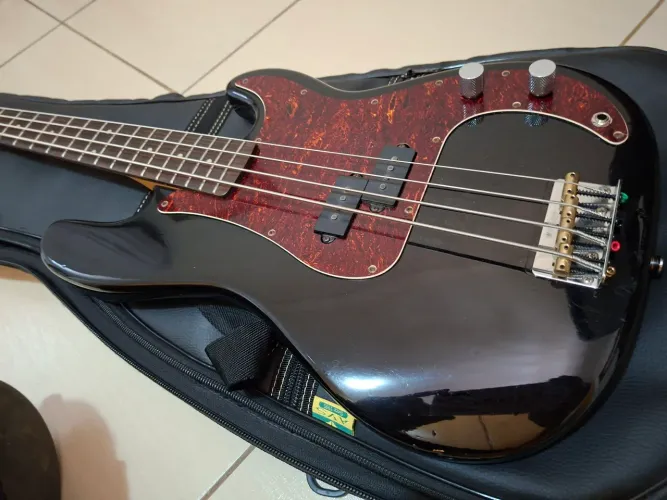 Baixo SX precision anos 2000 headstock padrão fender