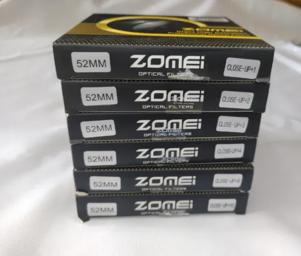 Kit Lentes Close-Up 52 mm - +1 +2 +3 +4 +8 +10 - ZOMEI