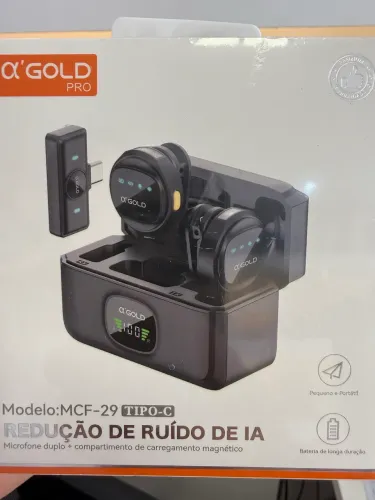 Microfone de lapela de ótima qualidade