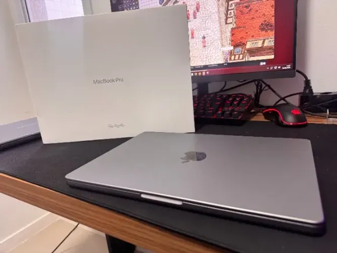 MacBook Pro 14" M1 Pro 16GB 1TB Space Gray - 222 Ciclos - Com Caixa