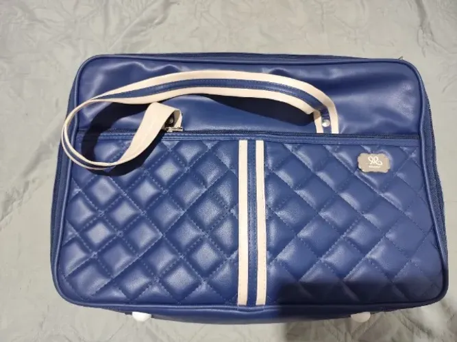 Bolsa maternidade azul marinho