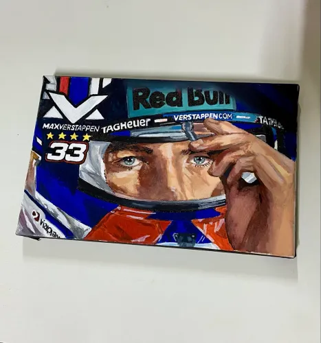 Quadro Decorativo Max Verstappen F1